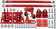 Traction Tie Bars Compatible for Chevrolet Silverado GMC Sierra 99-18 2WD Red picture