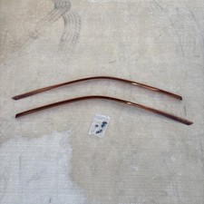 Original JDM Nissan Skyline R34 GTT Door Visors Side Window Deflector Coupe OEM picture