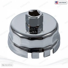For Toyota 1.8L Lexus CT200h Steel 14 Flute Oil Filter·Cap·Tool 64.5mm @ picture