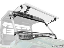 SuperATV Scratch Resistant Flip Windshield for Kawasaki Mule Pro MX (2019+) picture