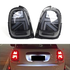 2pcs Grey Tail Lights Rear Lamps Brake Lamps For BMW Mini F55 F56 F57 2014-2021 picture