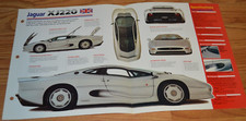 1990-94 Jaguar XJ220 Spec Info Poster Brochure Pamphlet Ad 91 1991 XJ 220 picture