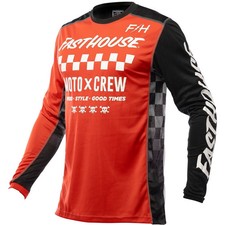 Fasthouse 2023 Grindhouse Jersey - Alpha - Red/Black, Large 2751-4010 picture