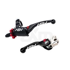 2001-2003 Yamaha WR400F/WR426F ASV F4 Series Brake & Clutch Lever PRO PACK Black picture