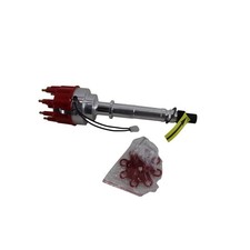 Fits Chevrolet Small Block/Big Block Fits V8 Pro Billet Distributor, Red picture