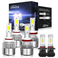 For Chevy Malibu 2013-2015  - 6PC LED Headlight Hi/Lo Fog Light Bulbs 6000K Kit picture