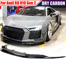 Fits Audi R8 V10 GT Gen 2 16-19 Dry Carbon Fiber Front Bumper Lip Spoiler Refit picture