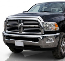 For 10-18 RAM 2500+3500 Truck Chrome Bug Shield Deflector Hood Guard Protector picture