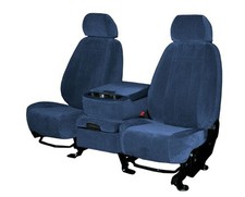 CalTrend Car Seat Covers Fit Chevy/GMC C/K 1500-2500 1988-1994 Blue Velour picture
