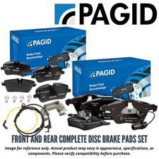 Hella-Pagid Front Rear Brake Pad Set OES +Sensor for Porsche Macan GTS 17-18 picture