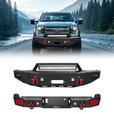 Aaiwa Fit 2017-2022 F250 F350 F450 Steel Front and Rear Bumper with LED lights picture