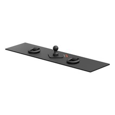 CURT 65500 Flat Gooseneck Hitch Plate 13x48in 2-5/16in Ball 1/2in Welded D-Rings picture