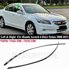 For Honda Accord 4-Door 2008-2013 Left & Right Roof Molding Trims Drip Side Piar picture