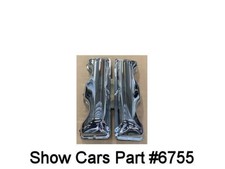 CHROME VALVE COVERS PAIR 348 409 CHEVY IMPALA BEL AIR 1958 59 60 61 62 63 64 65 picture