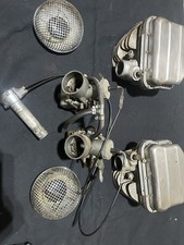 Harley Davidson Panhead Dual Carb Cylinder Heads and Carburetor Assembly picture
