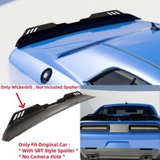 Only Wickerbill For DODGE Challenger 08-23 Rear Trunk SRT Style Spoiler Lip Wing picture