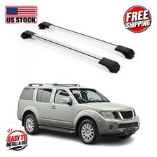 NISSAN PATHFINDER 2005-2012 Roof Racks Flybar Gray 2Pcs picture
