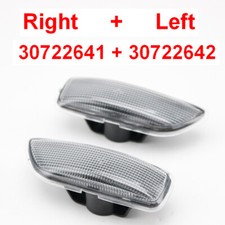 For VOLVO S60 V70 S80 XC70 XC90 Left&Right Marker Light Bumper Turn Signal Black picture