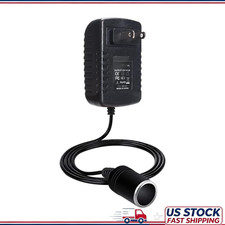 12V 2A AC/DC Adapter Cigarette Lighter Socket, 110V to Wall Plug CarSize: 2A 24W picture