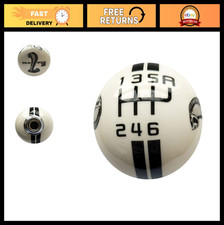 6-Speed Round Ball Shifter Knob for Mustang Shelby GT500 Cobra Manual - Red/Whit picture