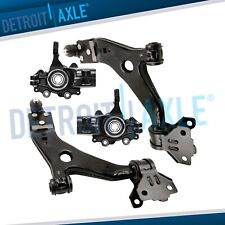 Front Steering Knuckles Bearing Hubs Lower Control Arms for 2012-2018 Ford Focus picture