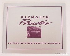 2000 Plymouth Chrysler Prowler Concept Collector Brochure History of the Program picture