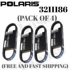 4 pack Polaris 3211186 Drive Belt Secondary Xpedition Ranger RZR Turbo X picture