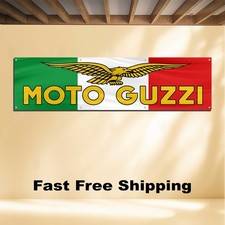 MOTO GUZZI 2'X8' BANNER FLAG MOTORCYCLE picture