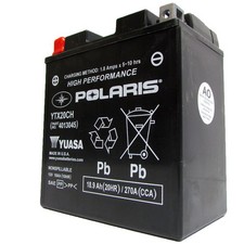 Polaris Snowmobile OEM Sealed Non-Spill Dual Terminal Battery, 4013045 picture