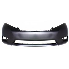 Front Bumper Cover For 2011-2015 Toyota Sienna w/ fog lamp holes Primed CAPA picture