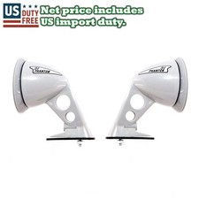Gray Fender Mirror Pair Fit 1978-1989 Mitsubishi Mirage Dodge Colt Plymouth Colt picture