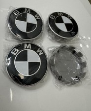 💎4PCS Fit For BMW 68mm Wheel Center Hub Caps Badge Emblem Rim Hubcaps Emblem picture