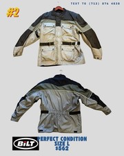 BiLT Motorcycle Jacket – Size L – Adventure Touring Style – Perfect Condition picture