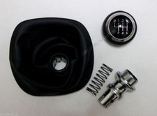 Round Shape 6-speed Manual Leather Gear Shift Knobfor 2012-2017 Hyundai Veloster picture