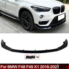 For 2016-2021 19 BMW F48 F49 X1 xDrive28i Front Bumper Splitter Lip Gloss Black picture