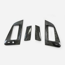 For 370Z Z34 LHD 09 Onwards Honey Comb Carbon Fiber Outter Door Handle Cover 4pc picture