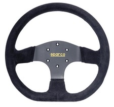 Sparco 353 Suede Black Steering Wheel - No Horn Included for Automotive Use picture