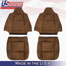 Front Genuine Leather Seat Cover 2003-2007 Ford F250 F350 450 KING RANCH picture