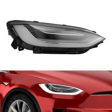 For 2015-2019 Tesla Model X Full LED Headlight Assembly Headlamp Passenger Side picture