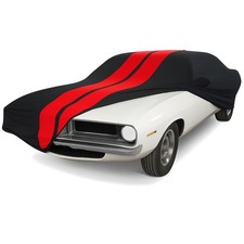 SR1 USA 1970-1974 Dodge Challenger/Plymouth Indoor Car Cover -  (Black/Red) picture