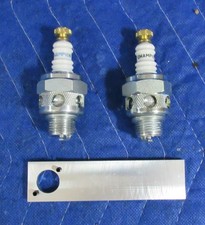 NOS HARLEY PANHEAD KNUCKLEHEAD FLATHEAD 18MM AIR COOLED D16 #3 SPARK PLUGS TOOL picture