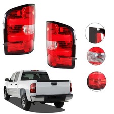 Pair Tail Lights Lamps For 2007 2008-2013 Chevy Silverado 1500/2500/3500 LH&RH picture