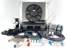 A/C KIT UNIVERSAL UNDERDASH EVAPORATOR HEAT & COOL 404-100 SERPENTINE PULLEY PV8 picture
