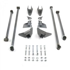 Triangulated Rear Suspension Four 4 Link Kit for 41-48 Chevy Car fits tci shocks picture