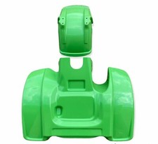 KAWASAKI KXT 250 84 - 85 TECATE 3 PLASTIC FRONT & REAR FENDER GREEN picture