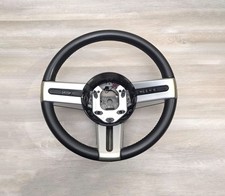 2005-2009 FORD MUSTANG GT LEATHER STEERING WHEEL CONTROL BUTTONS BLACK SILVER picture