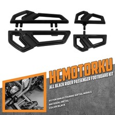 Black Empire Driver Passenger Floorboard For Harley Touring Road King Glide 86+ picture