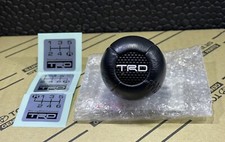 00 - 05 TOYOTA CELICA TRD MANUAL SHIFTER KNOB TRD CARBON LOGO BLACK OEM NEW picture