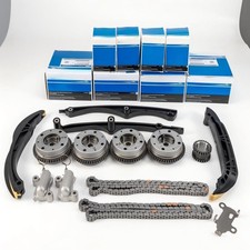 NEW For 17-24 Ford F150 3.5L Ecoboost Chains, Guides, Tensioners W/ PHASERS KIT picture