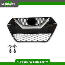 For 2016 2017 Nissan Maxima Chrome & Black Front Bumper Grille Grill Kit picture